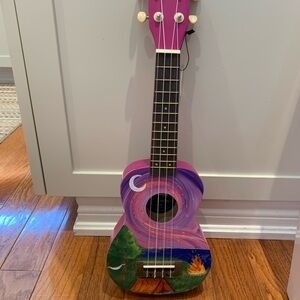 Kala Ukadelic “Happy Camper” Soprano Ukulele with bag in box